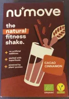 the natural fitness shake. cacao cinnamon