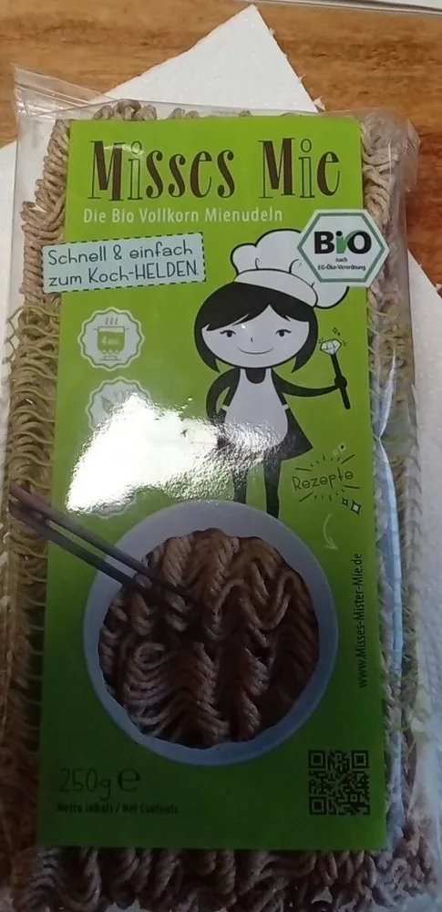 Die Bio Vollkorn Mienudeln