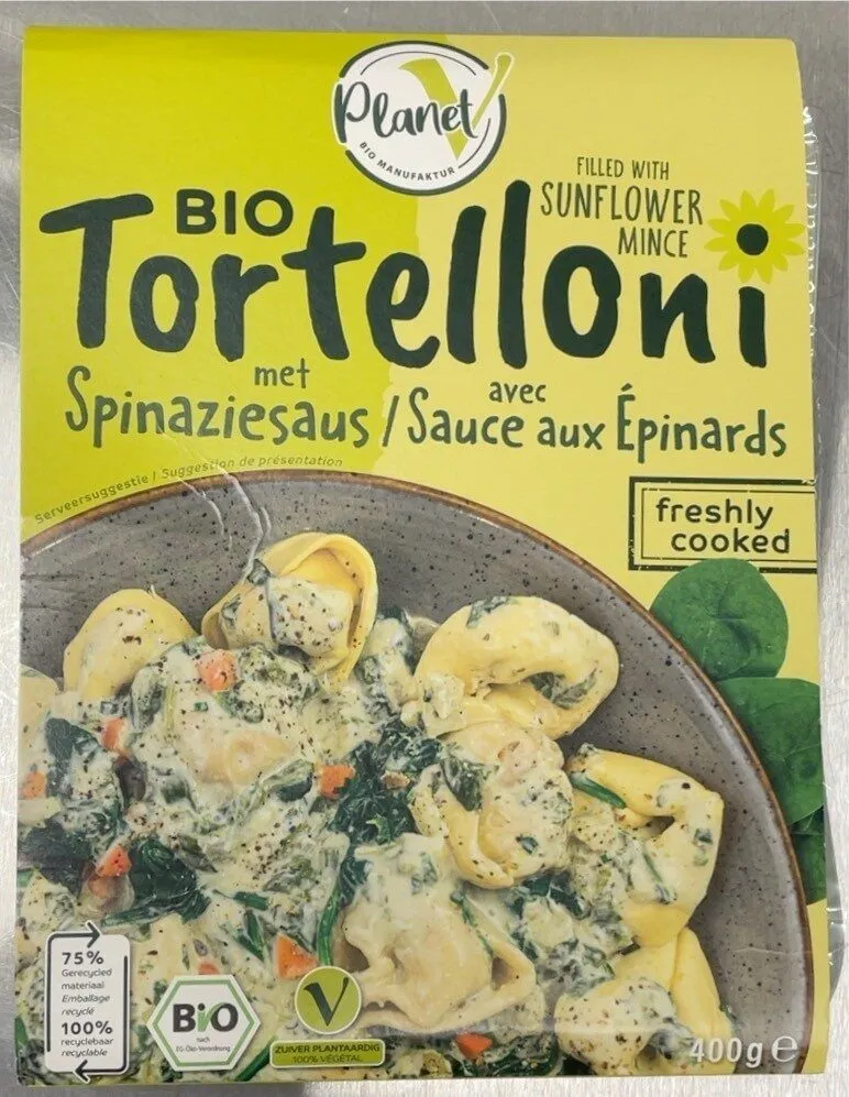 Tortelloni sauce épinards