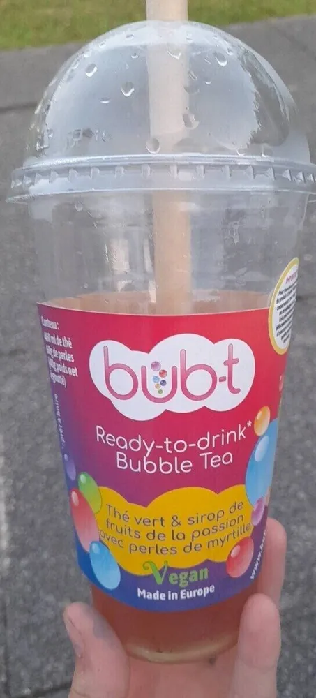 Ready to drink Bubble Tea Fruit de la passion Perles myrtilles