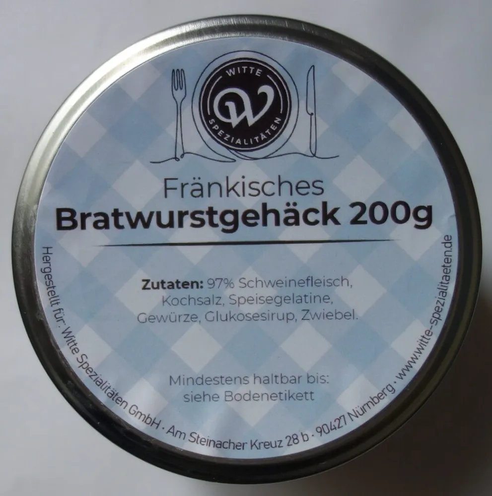 Fränkisches Bratwurstgehäck