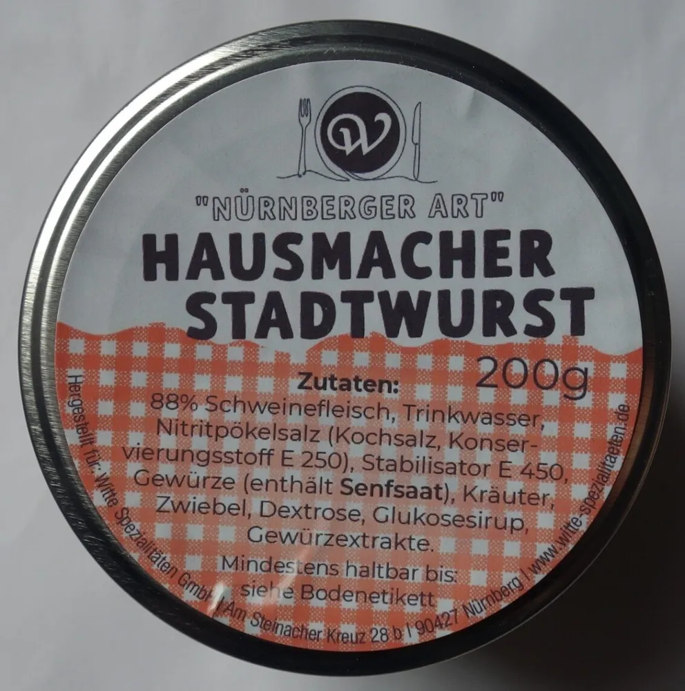 Hausmacher Stadtwurst