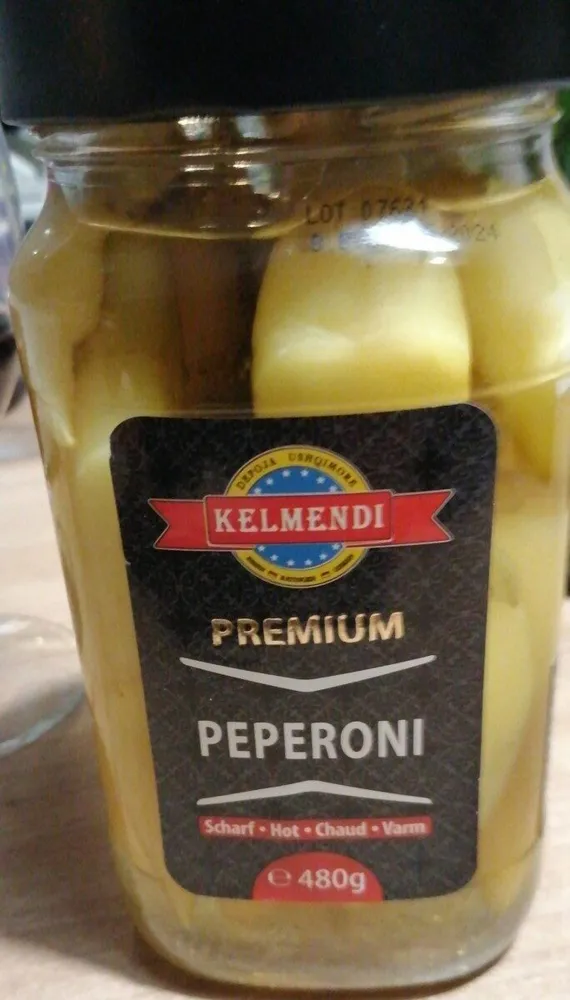 Pepperoni piments fort