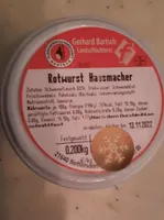 Rotwurst Hausmacher