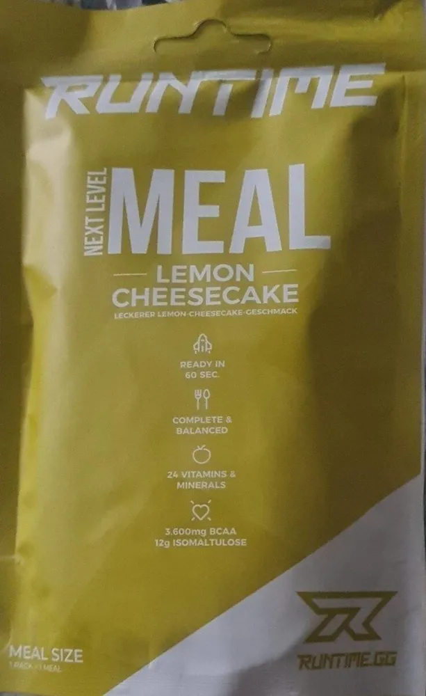 Runtime next level meal kemin cheese cake
