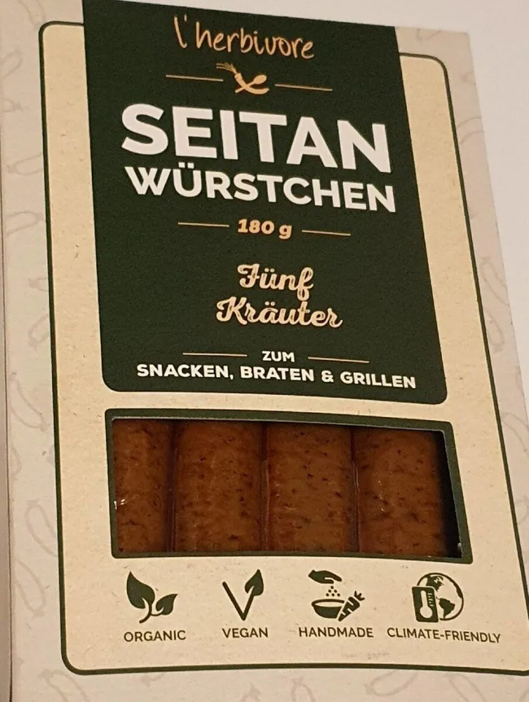 Seitan Würstchen Fünf Kräuter