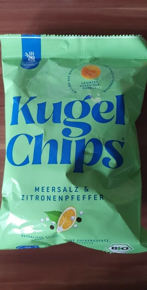 Kugel Chips Meersalz und Zitronenpfeffer