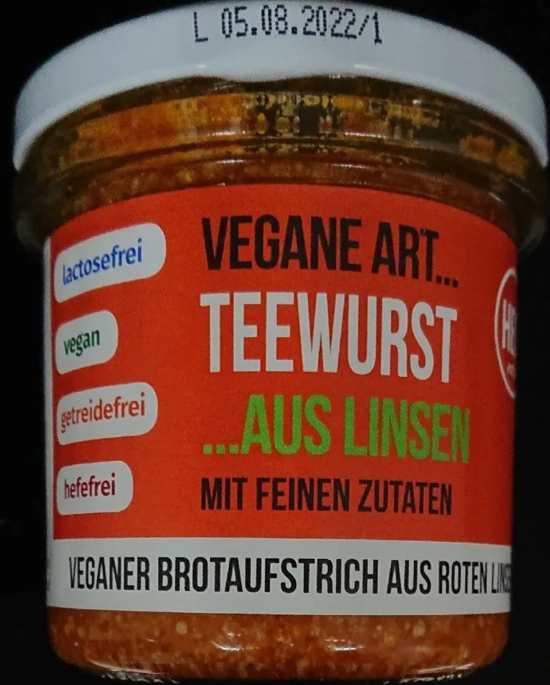 Teewurst aus Linsen