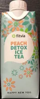Peach detox ice tea