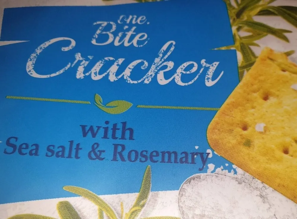 One bite cracker