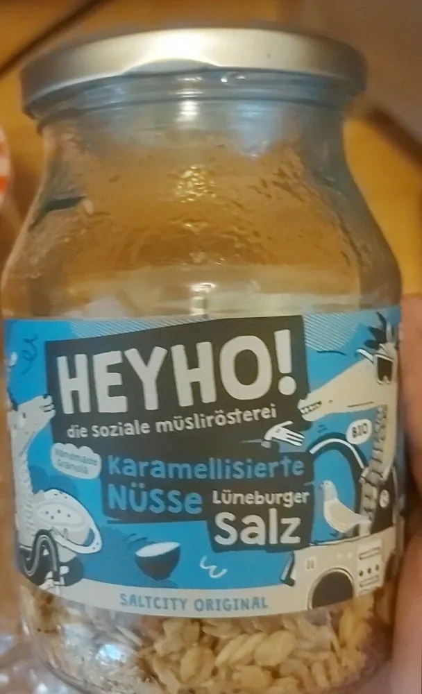 Karamellisierte Nüsse Lüneburger Salz