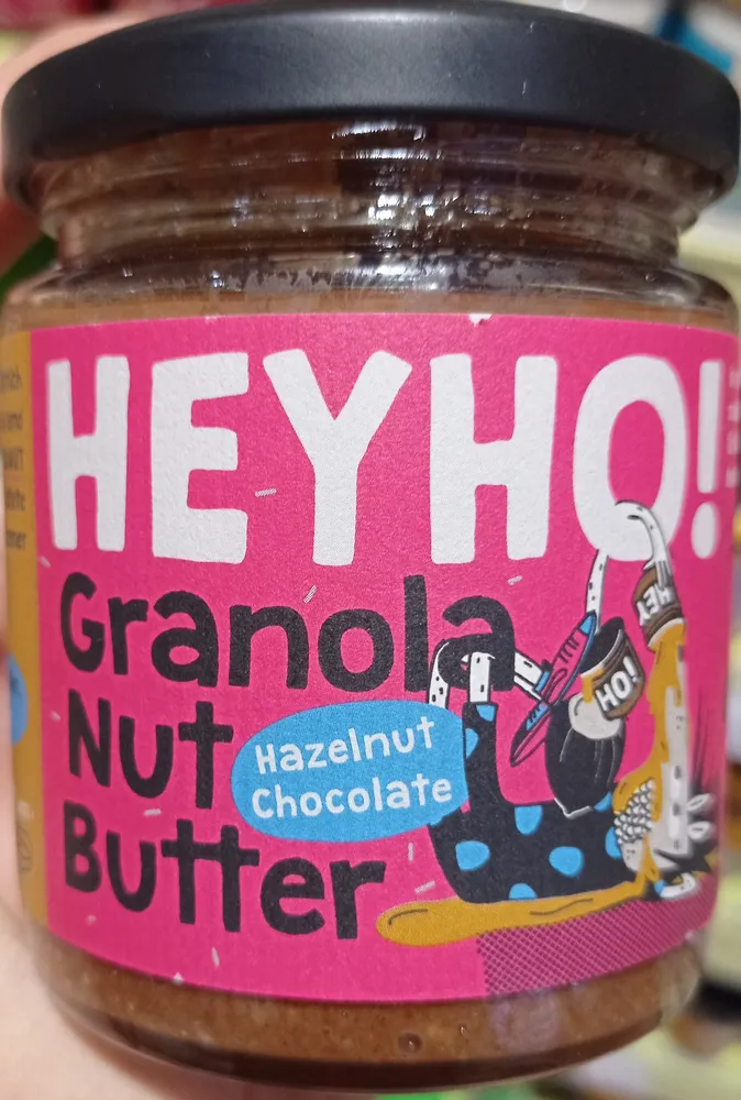 Granola nut butter hazelnut chocolate