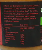 Red Rocks - Rote Linsen Daal