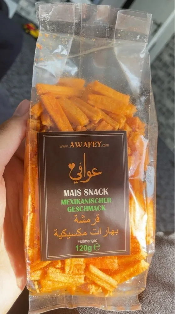 Mais snack mexikanischer Geschmack