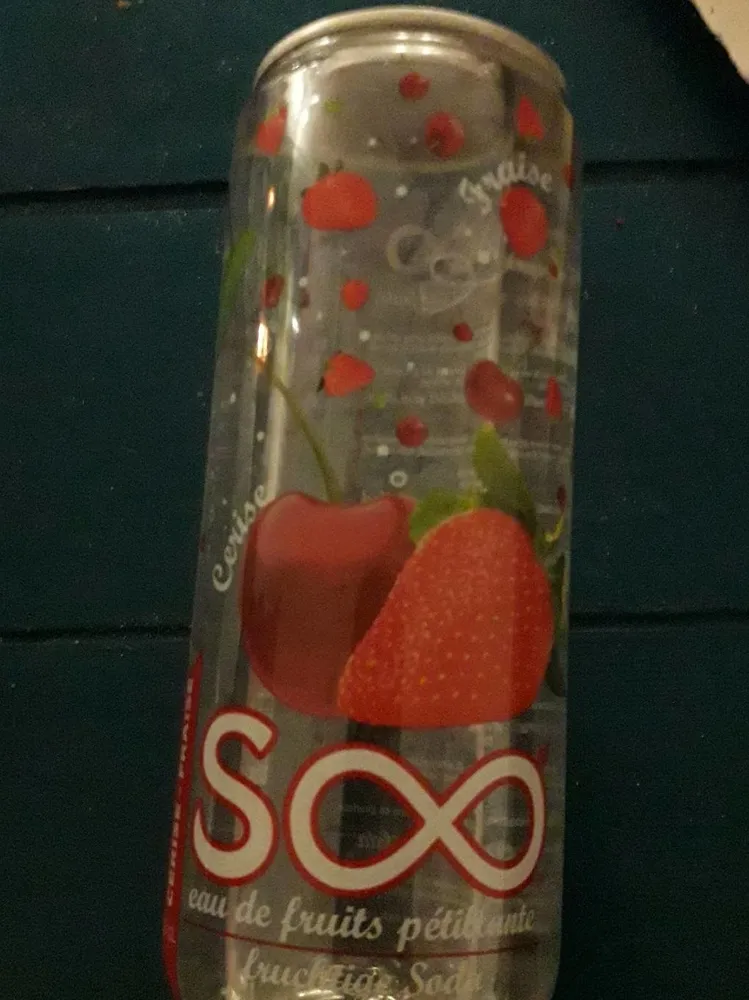 Soo eau de fruit pétillante