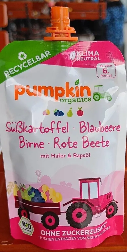 Süsskartoffel Blaubeere Birne Rotr Beete