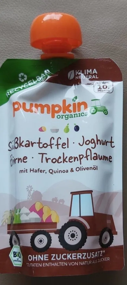 Süßkartoffel Joghurt Birne Trockenpflaume