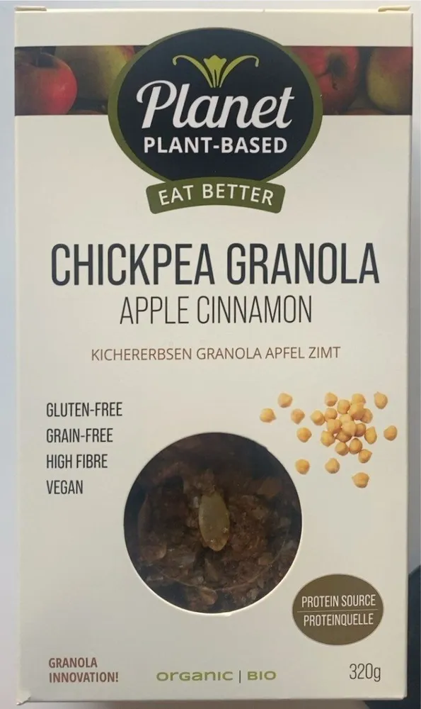 Chickpea Granola Apple Cinnamon