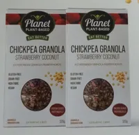 Chickpea granola  strawberry coconut