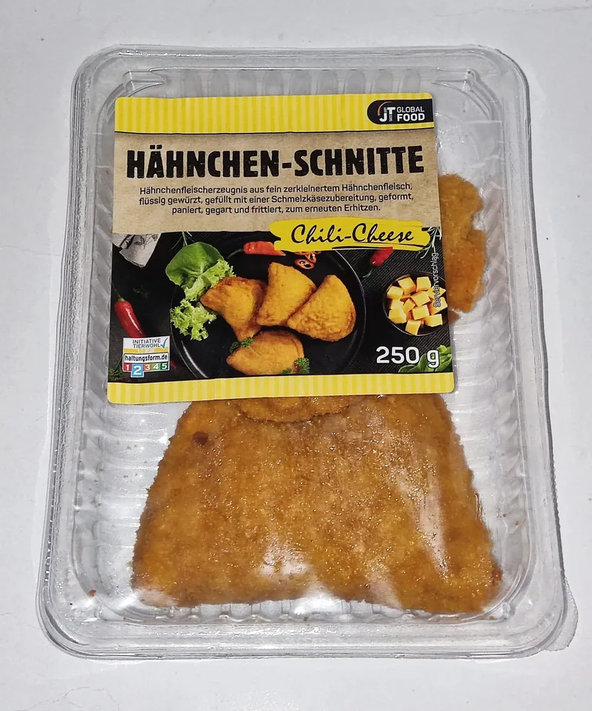 Hähnchenschnitte Chili-Cheese