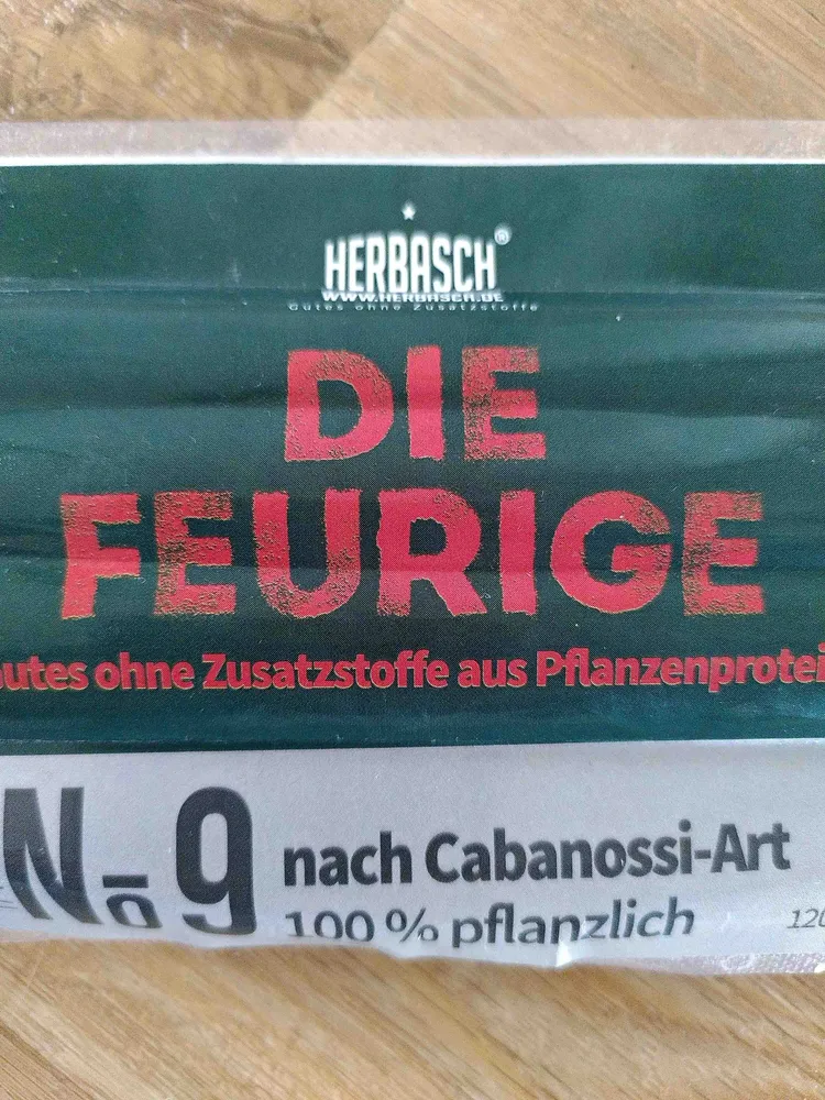 Die Feurige Nr 9 Cabanossi-Art