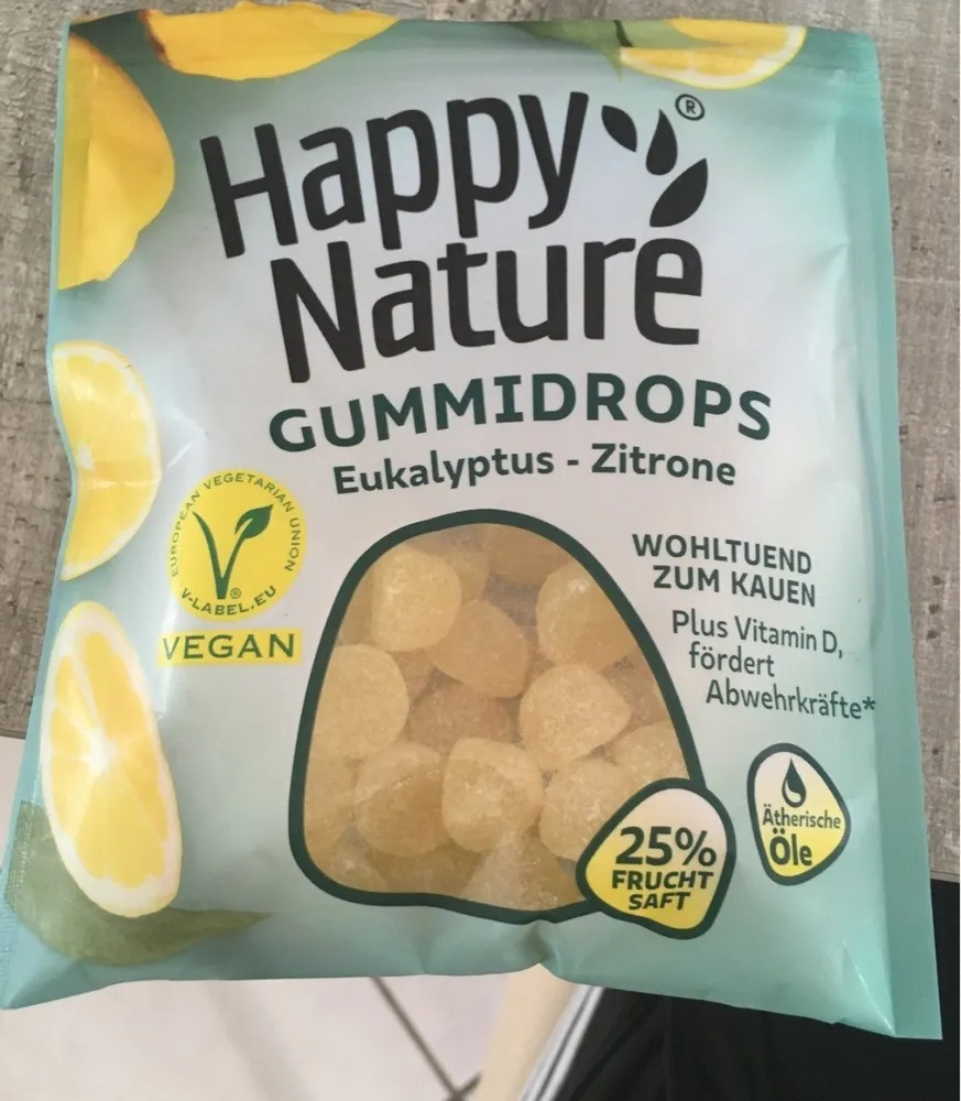 Happy Nature Gummidrops Eukalyptus Zitrone