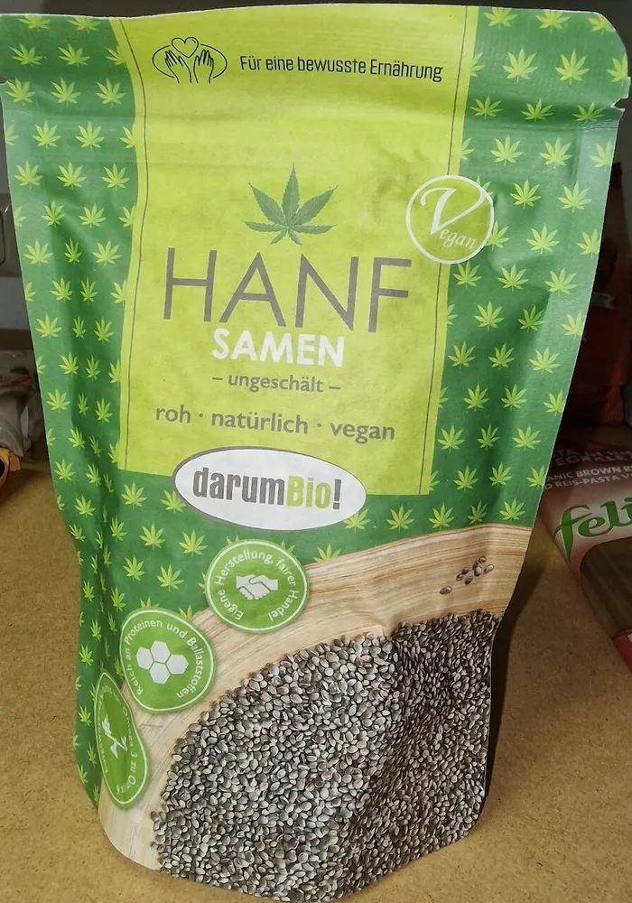 Hanfsamen ungeschält