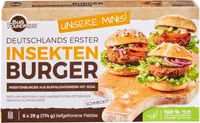 UNSERE MINIS! INSEKTENBURGER