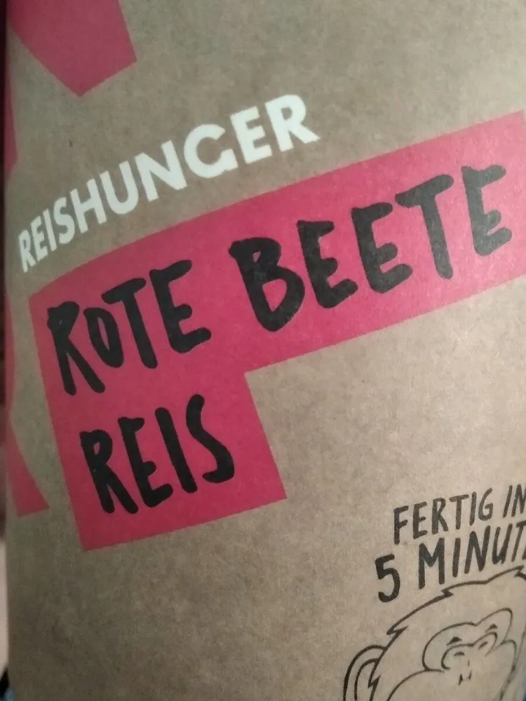 Reishunger Rote Bete Reis