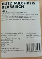Blitz Milchreis Klassisch