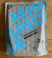 Gedämpfter Bio Basmati Reis