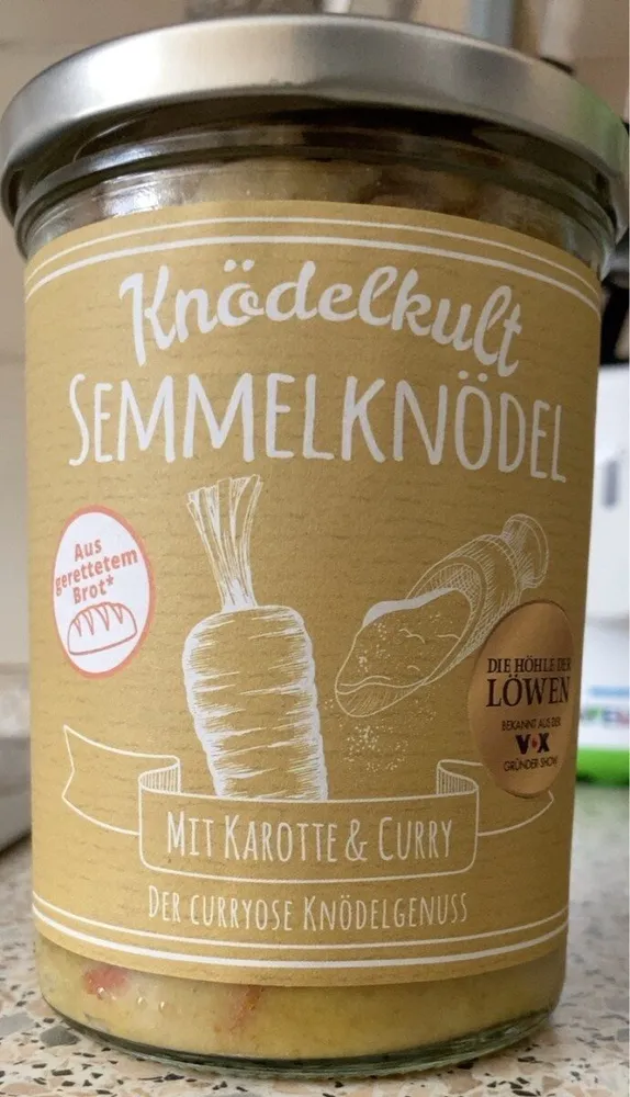 Semmelknödel mit Karotte & Curry