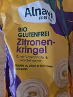 Alnavit Zitronenkringel, glutenfrei 4260546670150 Bio Spritzgebäck, mit Hafer.