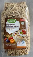 Bio Hafer Früchte Müsli