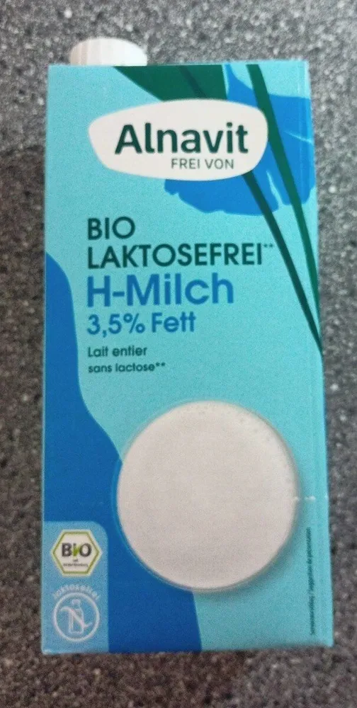 Bio Laktosefrei H-Milch 3,5% Fett