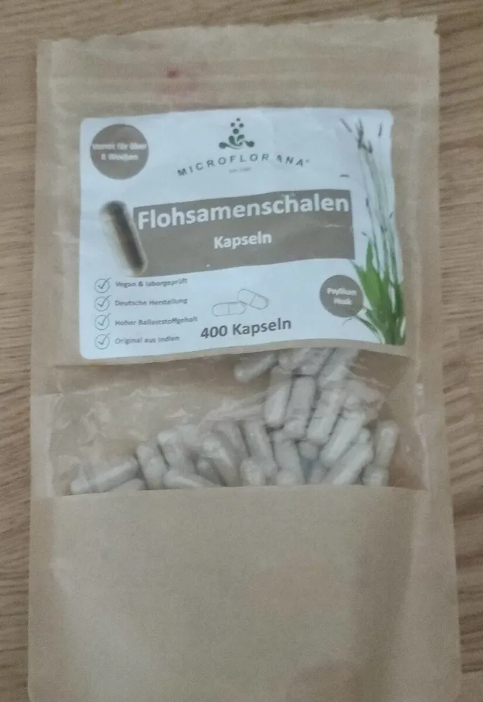Flohsamenschalen kapseln