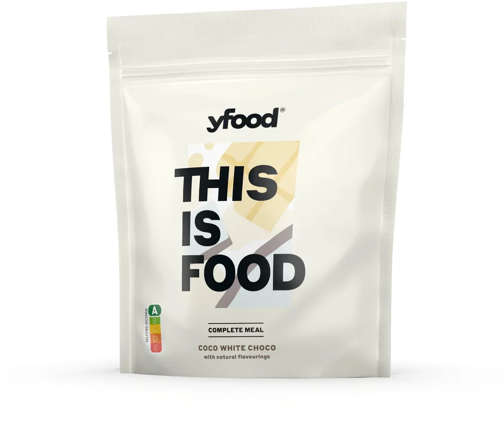 Yfood noix de coco chocolat blanc