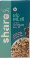 Share Bio Müsli Bittersüße Schoki