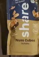 Nuss Cubes Schoko