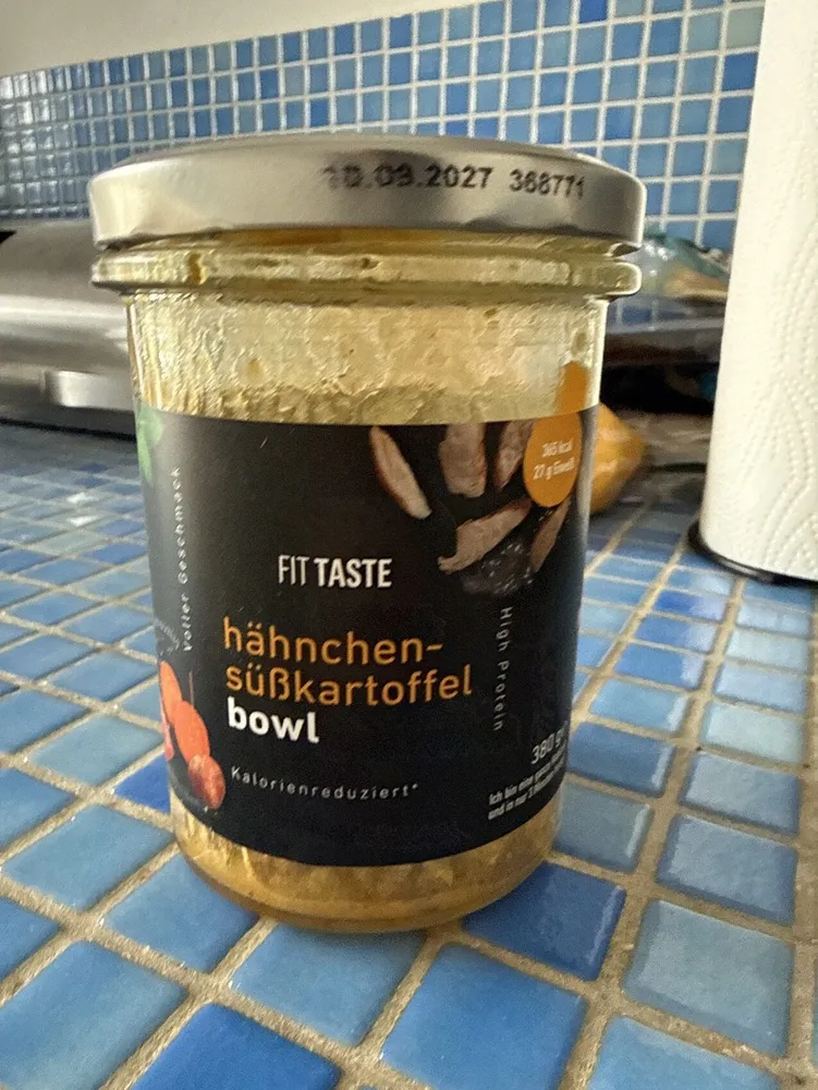 Hähnchen Süßkartoffel Bowl