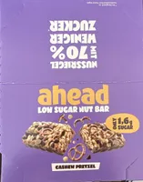 Go Ahead Low Sugar Nut Bar Cashew Pretzel