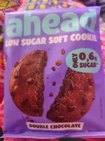 ahead low sugar soft cookie double chocolate