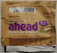 White Crazy Hazel Wafer Bar