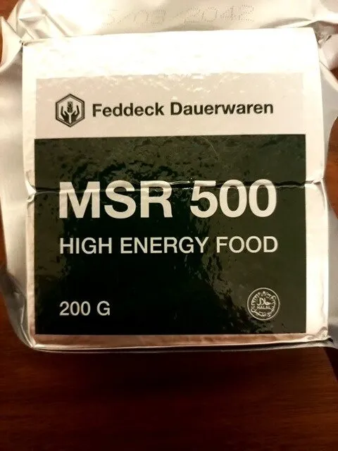 MSR 500, High Energy Food