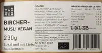 Birchermüsli vegan