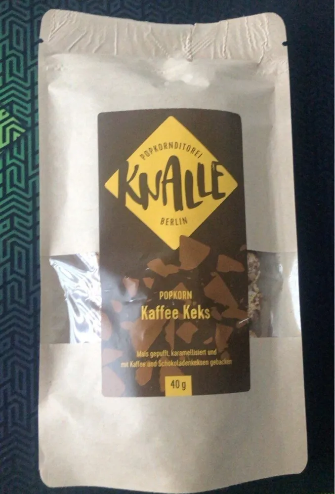 Popcorn Kaffee Keks