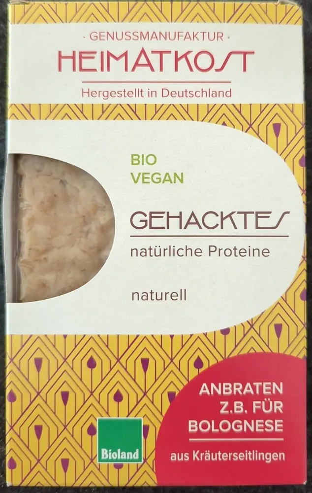 Gehacktes Bio Vegan