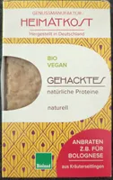Gehacktes Bio Vegan