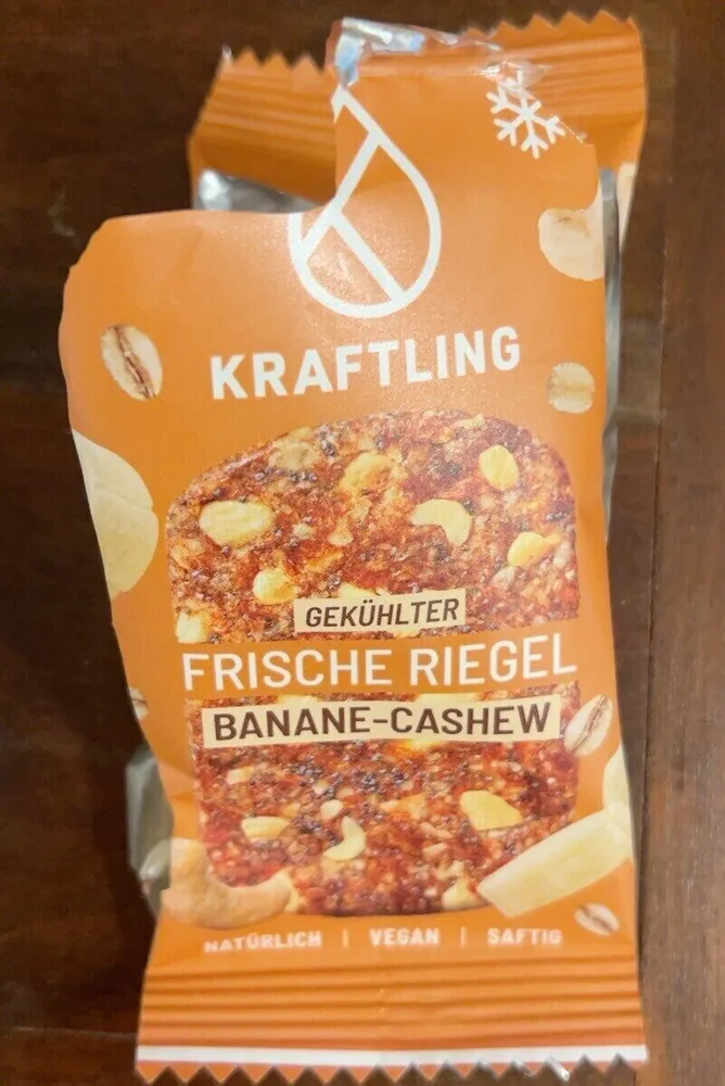 Gekühlter Frische Riegel Banane-Cashew