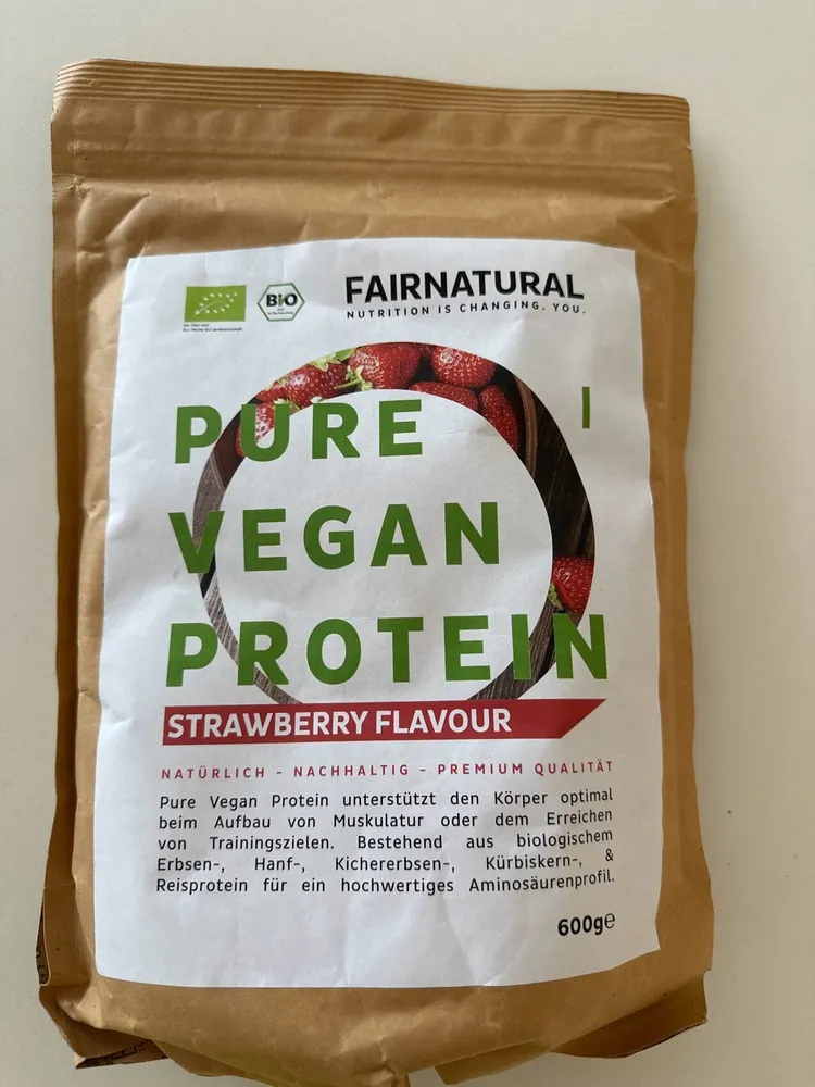 Pure Vegan Protein, Strawberry Flavor